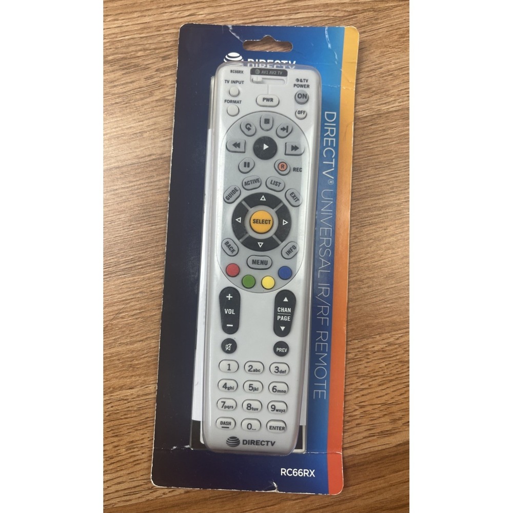DIRECTV Universal IR/RF Remote Control RC66RX NEW in Package